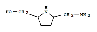 (8ci)-5-(氨基甲基)-2-吡咯烷甲醇结构式_33251-92-2结构式