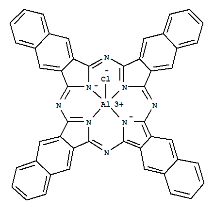 氯化2,3-萘酞菁铝结构式_33273-14-2结构式