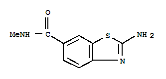 2-氨基 苯并噻唑-6-羧酸结构式_332898-48-3结构式