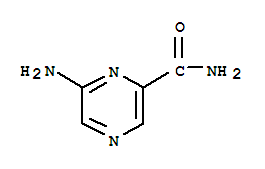 6-氨基吡嗪-2-羧酰胺结构式_33332-49-9结构式