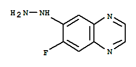 Quinoxaline,6-fluoro-7-hydrazino-(9ci) Structure,333452-15-6Structure