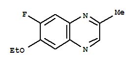 Quinoxaline,6-ethoxy-7-fluoro-2-methyl-(9ci) Structure,333452-38-3Structure