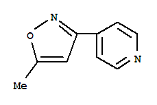 (8Ci,9Ci)-4-(5-甲基-3-异噁唑基)-吡啶结构式_33433-77-1结构式