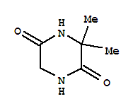 (8ci,9ci)-3,3-二甲基-2,5-哌嗪二酮结构式_33477-74-6结构式