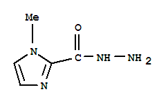 1-甲基-1H-咪唑-2-碳酰肼结构式_33543-79-2结构式