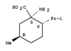 Cyclohexanecarboxylic acid,1-amino-5-methyl-2-(1-methylethyl)-,(1s,2s,5r)- Structure,336100-66-4Structure