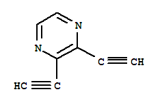 Pyrazine,2,3-diethynyl-(9ci) Structure,336106-81-1Structure