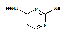 (9ci)-n,2-二甲基-4-嘧啶胺结构式_33643-90-2结构式