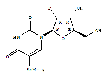 2’-Deoxy-2’-fluoro-5-(trimethylstannyl)-uridine Structure,336881-26-6Structure