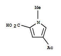 4-Acetyl-1-methyl-1h-pyrrole-2-carboxylic acid Structure,339011-93-7Structure