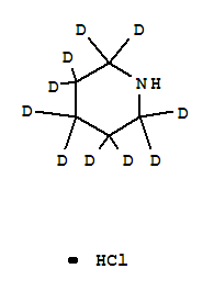 哌啶盐酸盐-D10结构式_339080-76-1结构式