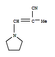 (9Ci)-2-甲基-3-(1-吡咯烷)-2-丙烯腈结构式_339363-88-1结构式