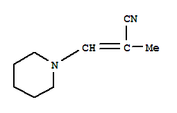 2-丙烯腈,2-甲基-3-(1-哌啶基)-(9Ci)结构式_339364-85-1结构式
