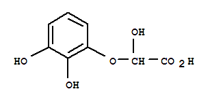(9ci)-(2,3-二羟基苯氧基)羟基-乙酸结构式_33952-34-0结构式