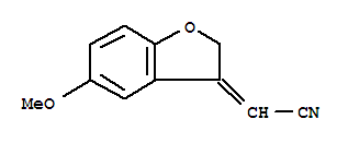(9CI)-(5-甲氧基-3(2H)-苯并呋喃)-乙腈结构式_339549-11-0结构式