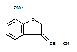 (9CI)-(7-甲氧基-3(2H)-苯并呋喃)-乙腈结构式_339549-53-0结构式