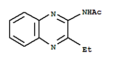 (9CI)-N-(3-乙基-2-喹噁啉)-乙酰胺结构式_339551-51-8结构式