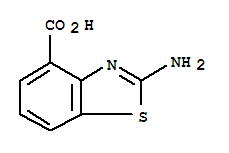 2-氨基-4-苯并噻唑羧酸结构式_339571-41-4结构式