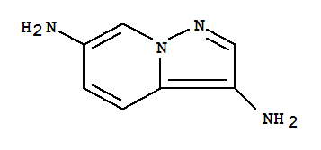 (9ci)-吡唑并[1,5-a]吡啶-3,6-二胺结构式_340961-81-1结构式