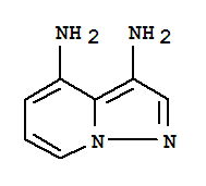 (9ci)-吡唑并[1,5-a]吡啶-3,4-二胺结构式_340961-88-8结构式