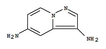 (9ci)-吡唑并[1,5-a]吡啶-3,5-二胺结构式_340961-91-3结构式
