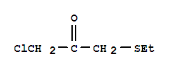 1-氯-3-(乙基硫代)-2-丙酮结构式_34162-91-9结构式