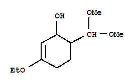 (9Ci)-6-(二甲氧基甲基)-3-乙氧基-2-环己烯-1-醇结构式_342423-76-1结构式