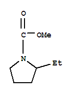 (9Ci)-2-乙基-1-吡咯烷羧酸甲酯结构式_342878-52-8结构式