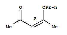 (3Z)-(9Ci)-4-丙氧基-3-戊烯-2-酮结构式_342909-78-8结构式