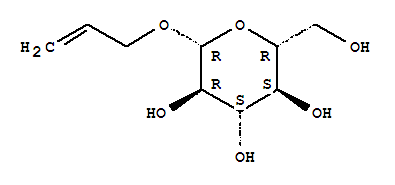 烯丙基b-d-吡喃葡萄糖苷结构式_34384-79-7结构式