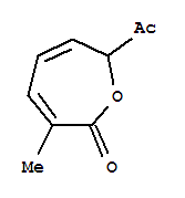 7-乙酰基-3-甲基-2(7H)-氧杂卓酮结构式_343867-95-8结构式