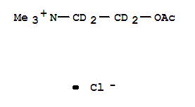 氯化乙酰胆碱-D4氘代结构式_344298-94-8结构式