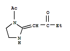 (9Ci)-1-乙酰基-2-(2-氧代丁基)-咪唑啉结构式_344304-10-5结构式