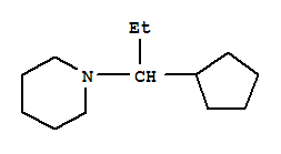(9CI)-1-(1-环戊基丙基)-哌啶结构式_344396-09-4结构式