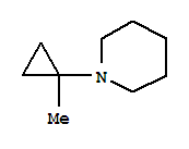 (9CI)-1-(1-甲基环丙基)-哌啶结构式_344396-11-8结构式