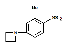 4-(氮杂啶-1-基)-2-甲基苯胺结构式_344405-56-7结构式