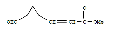 (9Ci)-3-(2-甲酰基环丙基)-丙酸甲酯结构式_344774-80-7结构式