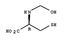 (9Ci)-N-(羟基甲基)-l-半胱氨酸结构式_34580-89-7结构式