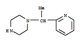 (9CI)-1-[1-(2-吡啶)乙基]-哌嗪结构式_34581-20-9结构式