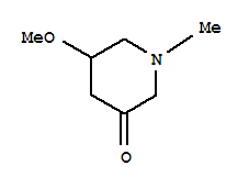 5-甲氧基-1-甲基-3-哌啶酮结构式_346655-76-3结构式