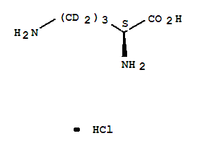 L-鸟氨酸盐酸盐-D7结构式_347841-40-1结构式