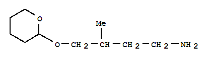 1-Butanamine,3-methyl-4-[(tetrahydro-2h-pyran-2-yl)oxy]-(9ci) Structure,348078-76-2Structure