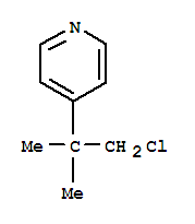(9CI)-4-(2-氯-1,1-二甲基乙基)-吡啶结构式_34995-29-4结构式