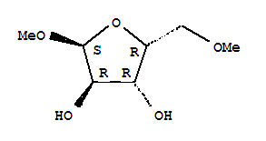 甲基-5-O-甲基-Alpha-D-呋喃木糖甙结构式_35007-57-9结构式