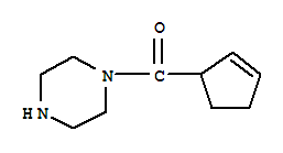 (9CI)-1-(2-环戊烯-1-基羰基)-哌嗪结构式_350509-30-7结构式
