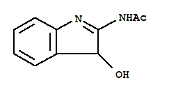 N-(3-羟基-3H-吲哚-2-基)-乙酰胺结构式_350687-75-1结构式