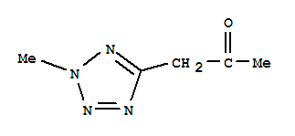 (9Ci)-1-(2-甲基-2H-四唑-5-基)-2-丙酮结构式_350802-26-5结构式