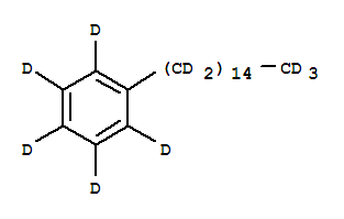 1-苯基十五烷-D36结构式_352431-31-3结构式