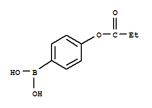 [4-(丙酰氧基)苯基]硼酸结构式_352535-90-1结构式