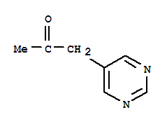1-(5-嘧啶)-2-丙酮结构式_352546-48-6结构式